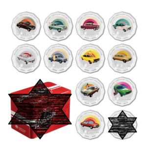 2016 Holden Heritage - 50 Cent - 11 Piece Coin Set