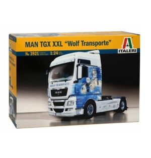 1:24 Scale MAN TGX XXL "Wolf Transporte" Truck Plastic Model Kit