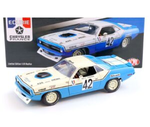 1:18 Scale 1970 Plymouth Barracuda - #42 Henri Chemin