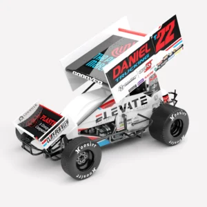 Scale Sprint Car Jock Goodyer Racing #T22 ACD18SC25E
