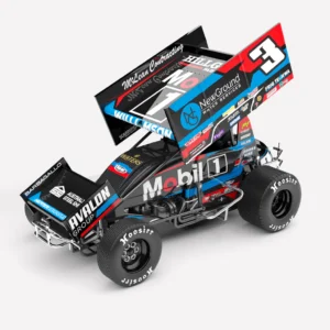 1:18 scale Sprint Car Williamson Motorsport #3 ACD18SC25F