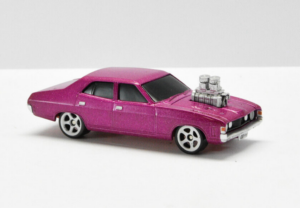 Ford Twin Carby XA Sedan - 1:64 Scale Red Bellies by Oz Wheels