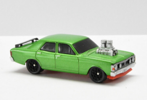 Ford Twin Carby XY Sedan - 1:64 Scale Red Bellies by Oz Wheels