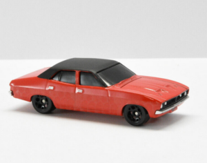Ford XA Sedan - 1:64 Scale Red Bellies by Oz Wheels