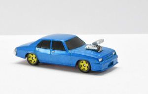 Holden Blown HJ Sedan Monza Front - 1:64 Scale Red Bellies by Oz Wheels