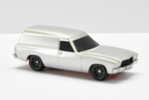 Holden HQ Panel Van- 1:64 Scale Red Bellies by Oz Wheels