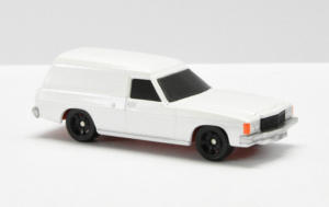 Holden HZ Panel Van - 1:64 Scale Red Bellies by Oz Wheels