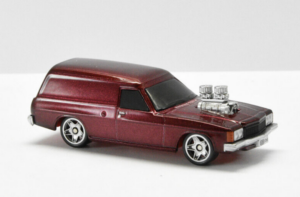 Holden Twin Carby HJ Panel Van- 1:64 Scale Red Bellies by Oz Wheels