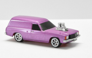 Holden Twin Carby HJ Panel Van - 1:64 Scale Red Bellies by Oz Wheels