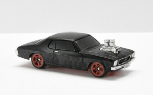 Holden Twin Carby HQ Coupe - 1:64 Scale Red Bellies by Oz Wheels