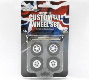 dda collectibles series 1:24 Scale Wheel and Tyre Set Custom 1 Unpainted dda013