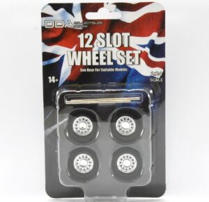 dda collectibles series 1:24 Scale Wheel and Tyre Set 12 Slot dda015
