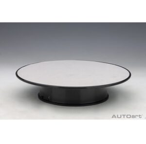 Rotary Display Stand Dual Speed - Medium Silver Felt Top