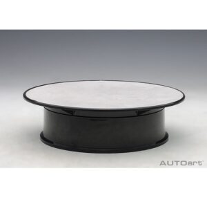 Rotary Display Stand Dual Speed - Small Silver Felt Top