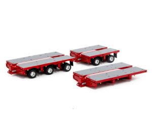 1:50 Scale Drake 7x8 Steerable Trailer Extension Clip Set - Red