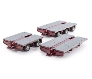1:50 Scale Drake 7x8 Steerable Trailer Extension Clip Set - Patlin Transport