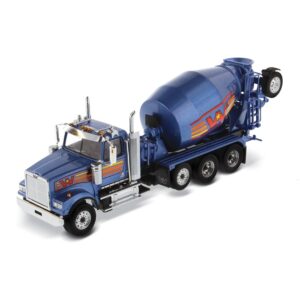 1:50 Scale Western Star 4900 Concrete Mixer Truck - Blue Metallic