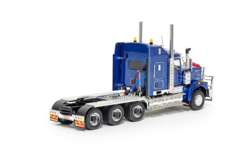 1:50 Scale Kenworth C509 Tri-Drive Truck - Blue Metallic - Image 2