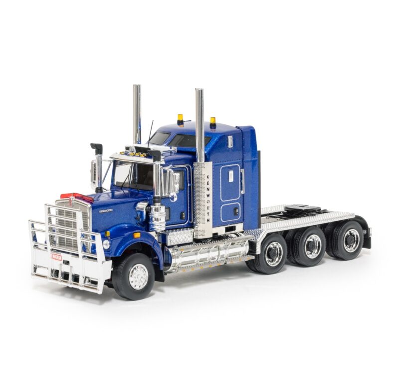 1:50 Scale Kenworth C509 Tri-Drive Truck - Blue Metallic