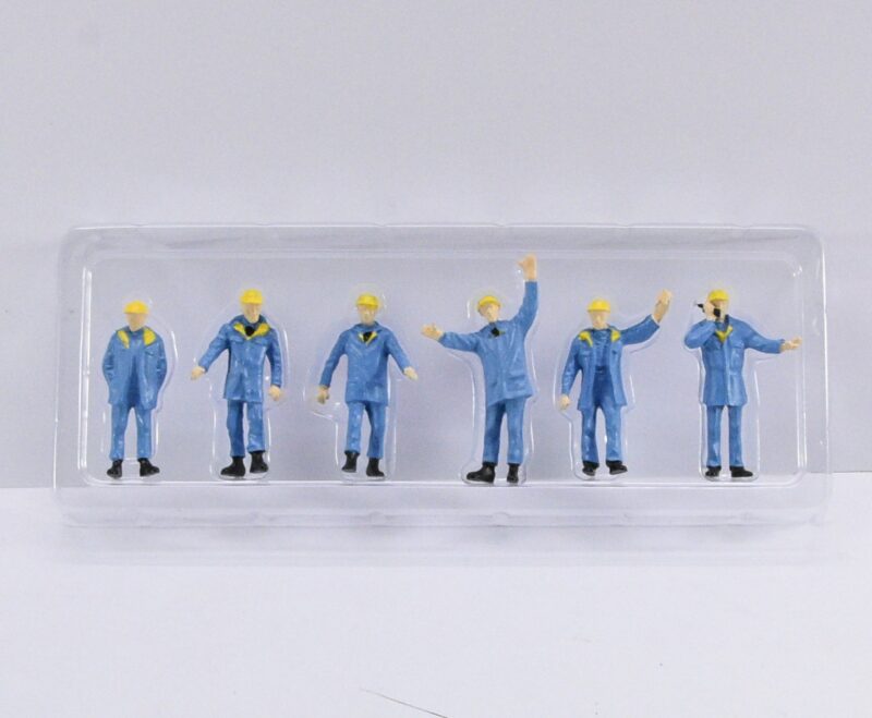 1:50 Scale Construction Worker Figurines - Set of 6