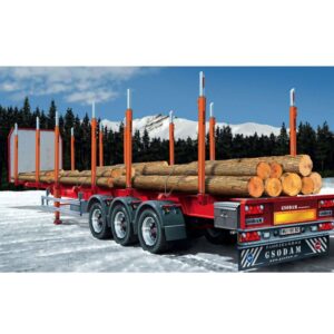 1:24 Scale Logging Trailer Plastic Model Kit