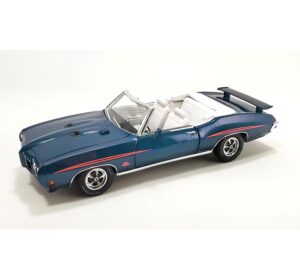 1:18 Scale 1970 Pontiac GTO Judge Convertible - Atoll Blue