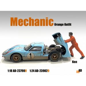 1:24 Scale Mechanic Series Figurine - Ken in Orange