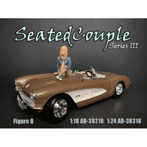 1:18 Scale Seated Couple Series III Figurine - B