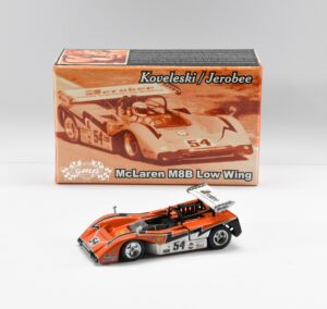 1:43 Scale McLaren M8B Low Wing - #54 Koveleski and Jerobee
