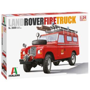 1:24 Scale Land Rover Fire Truck Plastic Model Kit