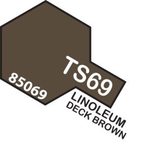 TAMIYA TS Spray Color Paints TS-69 Linoleum Deck Brown 100ml Can