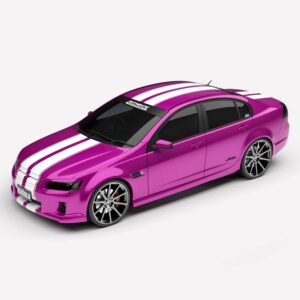 1:18 Scale Holden VE Commodore SS-V ‘N3VERL8’ Street Custom - Fast And The Fuchsia