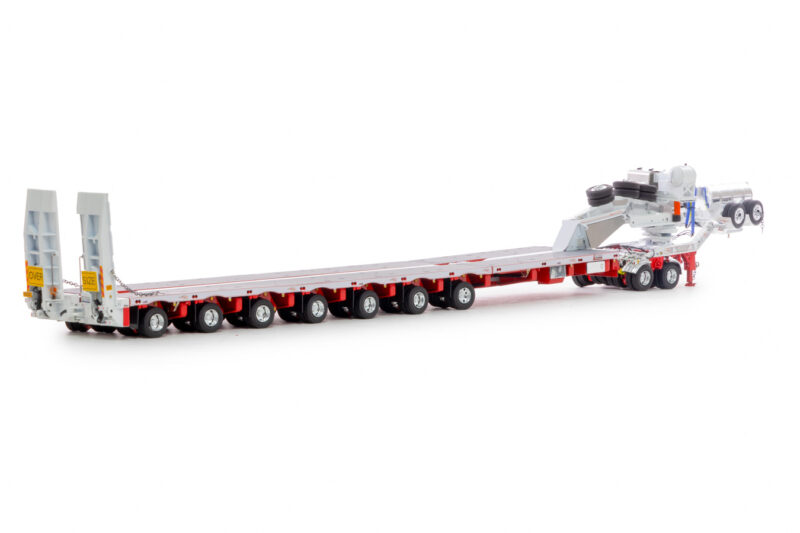 1:50 Scale Drake 7x8 Steerable Trailer with 2x8 Dolly - Bowers Heavy Haulage - Image 2