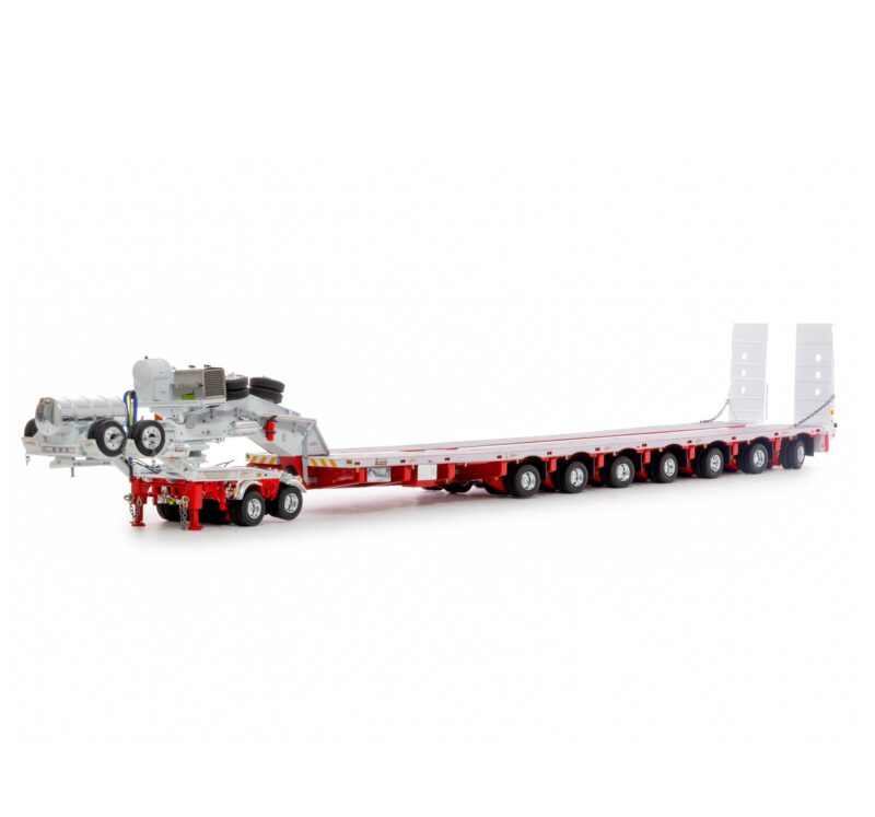 1:50 Scale Drake 7x8 Steerable Trailer with 2x8 Dolly - Bowers Heavy Haulage