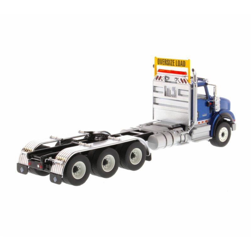 1:50 Scale International HX620 Tri Drive Truck - Blue Metallic - Image 2