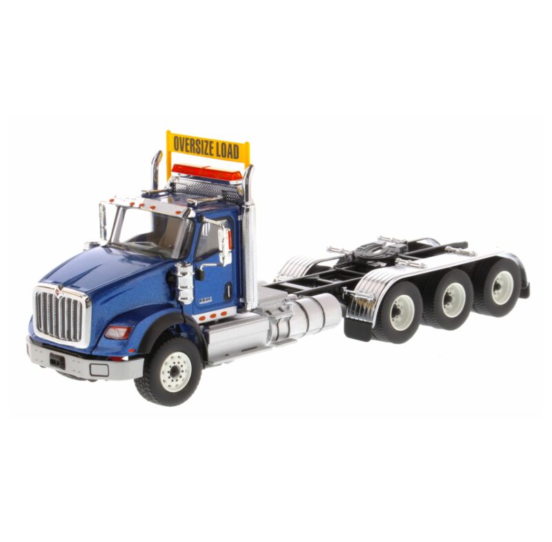1:50 Scale International HX620 Tri Drive Truck - Blue Metallic