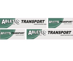 1:50 Scale Jays Custom B-Double Trailer Decals - Ablett's Transport
