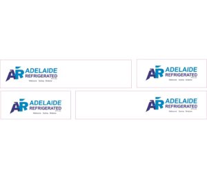 1:50 Scale Jays Custom B-Double Trailer Decals - Adelaide Refrigerated