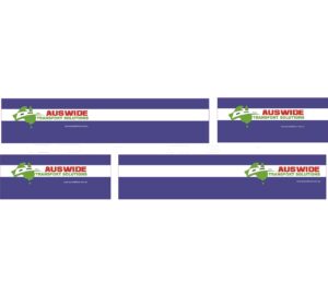 1:50 Scale Jays Custom B-Double Trailer Decals - Auswide Transport Solutions