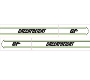 1:50 Scale Jays Custom B-Double Trailer Decals - Greenfreight