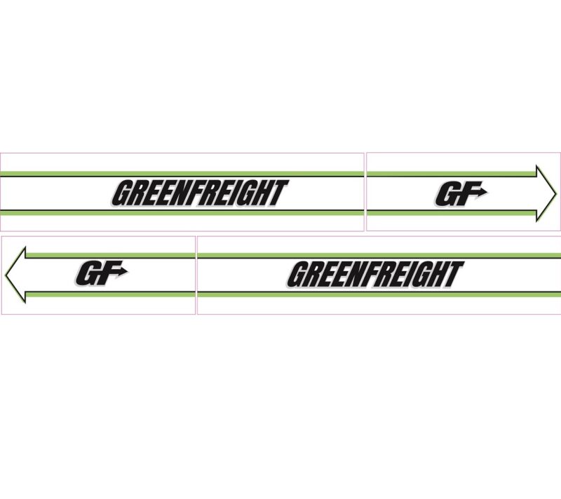 1:50 Scale Jays Custom B-Double Trailer Decals - Greenfreight
