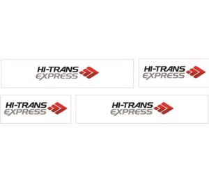 1:50 Scale Jays Custom B-Double Trailer Decals - Hi-Trans Express