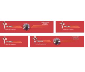 1:50 Scale Jays Custom B-Double Trailer Decals - TCB Trans