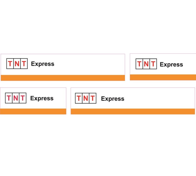 1:50 Scale Jays Custom B-Double Trailer Decals - TNT Express Transport