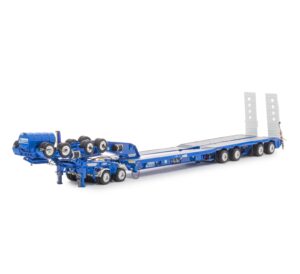 1:50 Scale Drake 4x8 Swingwing Drop Deck Trailer with Dolly - Light Blue
