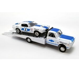 1:64 Scale Chevrolet C-30 Ramp Truck with 1967 Trans Am Camaro - #1 Chaparral