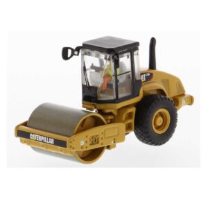 1:87 Scale Caterpillar CB56 Smooth Drum Soil Compactor