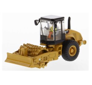 1:87 Scale Caterpillar CB56 Padfoot Drum Soil Compactor