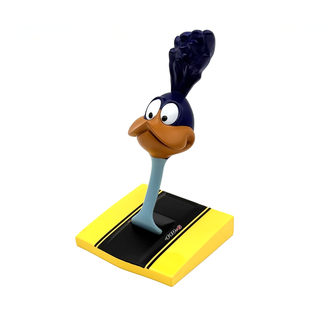 1:18 Scale Plymouth Road Runner Bonnet and Road Runner Figure - Lemon Twist