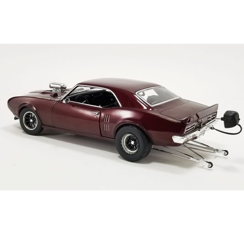 1:18 Scale 1968 Pontiac Firebird - Custom Maroon Metallic - Image 3